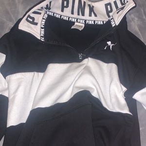 Victoria Secret PINK quarter zip hoodie
